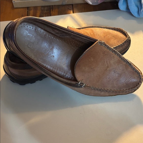 Men\'s Brown Leather Loafers Allen Edwards boulder 11 D main image 5